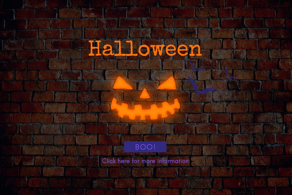 Halloween Holiday Pumpkin Interface Concept