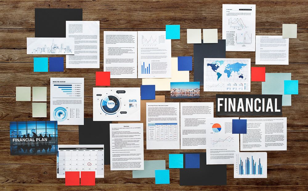 Financial Accounting Economy Planning Concept