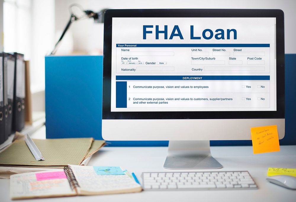 FHA Loan Borrower Document Questionaire Concept