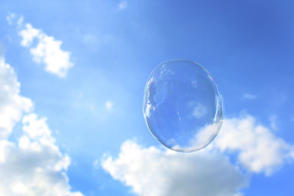 A bubble in the sky