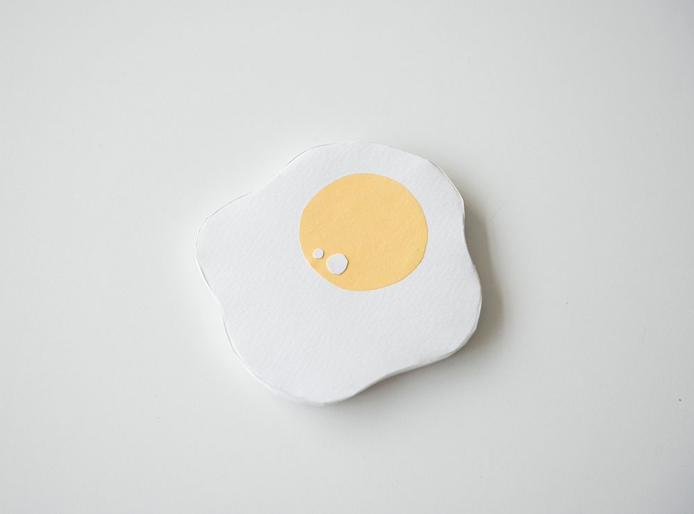 Fried Egg Paper Craft Origami