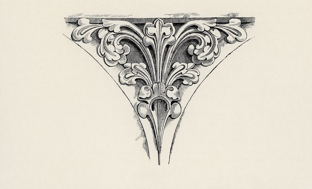Ornament. Digitally enhanced from our own 19th Century Grammar of Ornament by Owen Jones. 
