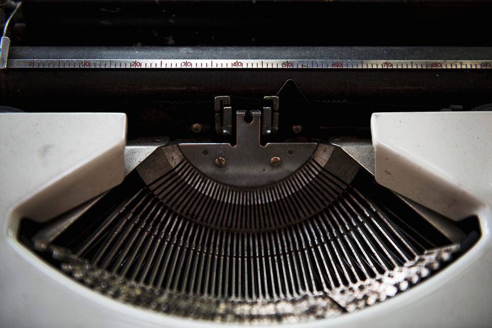 Typewriter Classic Editor Publish Concept