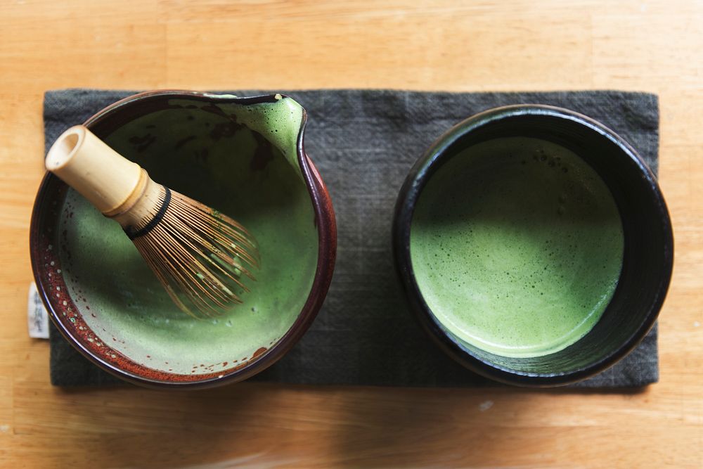 Traditional Japanese Matcha green tea