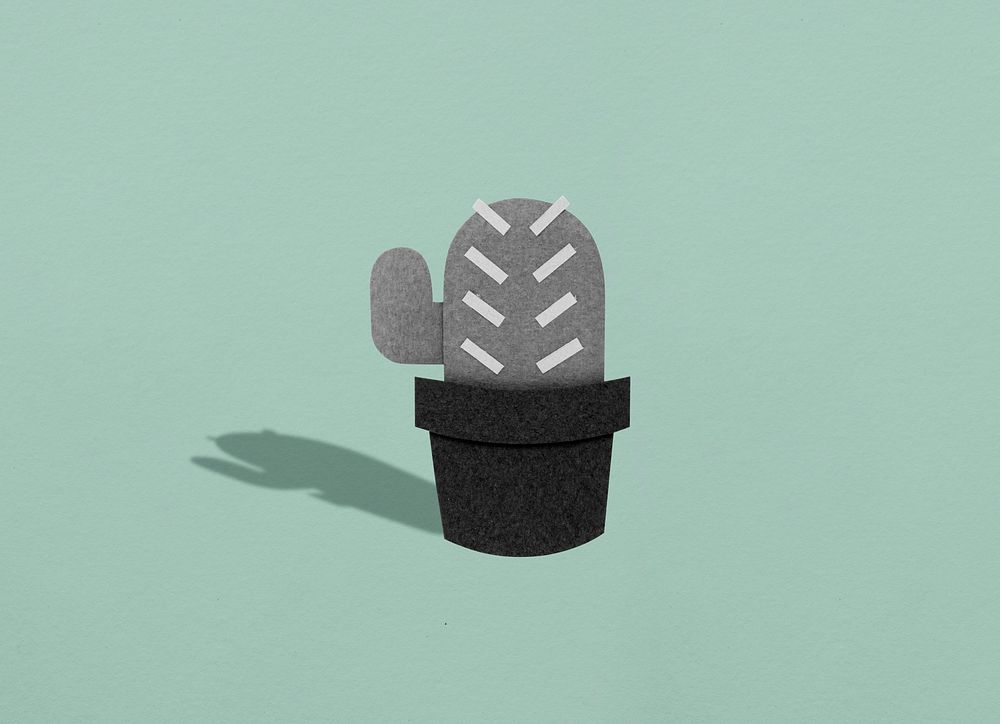 Illustration of cactus planting hobby lifestyle