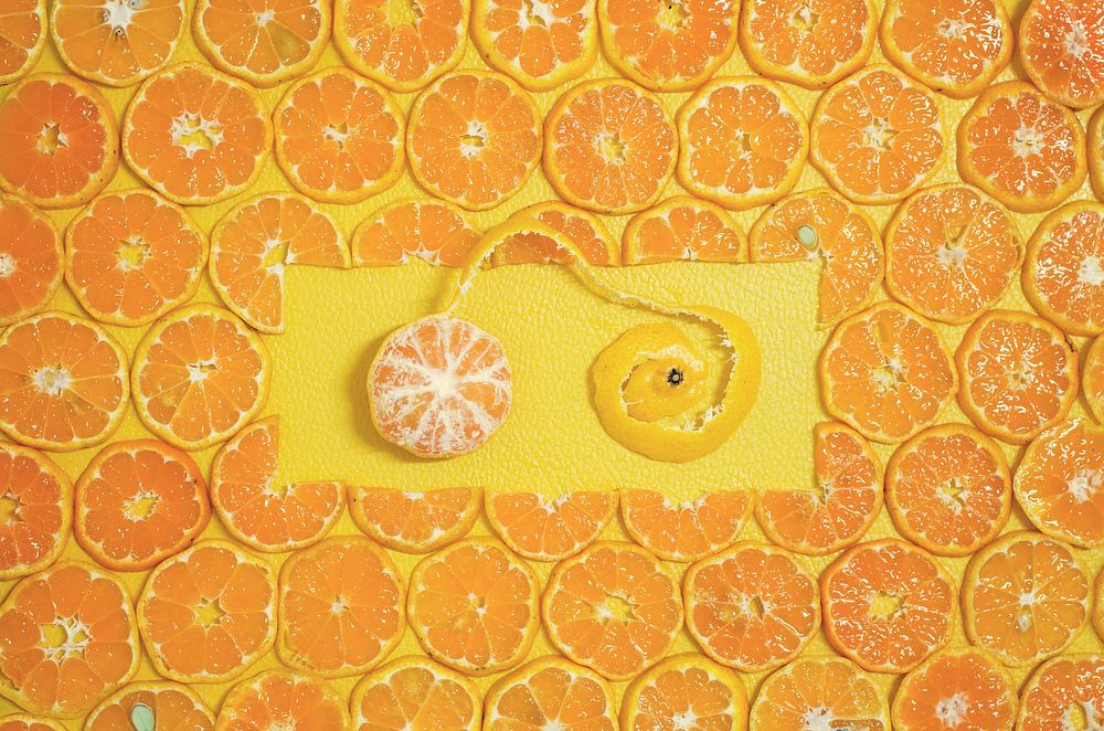 Round Orange Slices Fruit 2017 Free Photo rawpixel