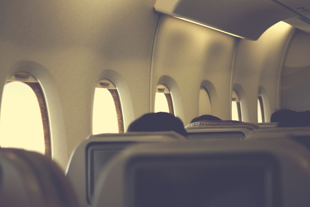 Airplane Window Flight Seat Trip