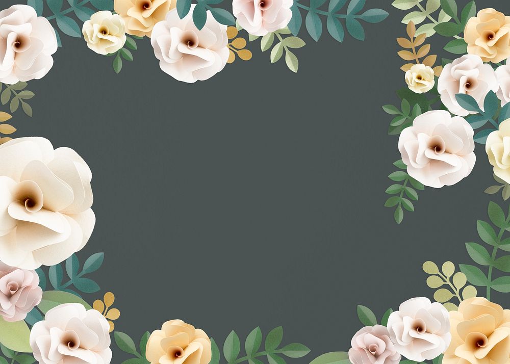 Rose Pattern Floral Texture Concept