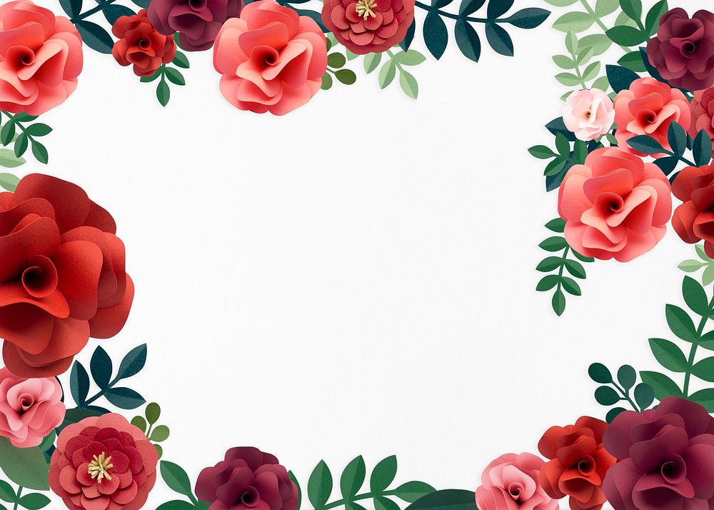 Rose Pattern Floral Texture Concept