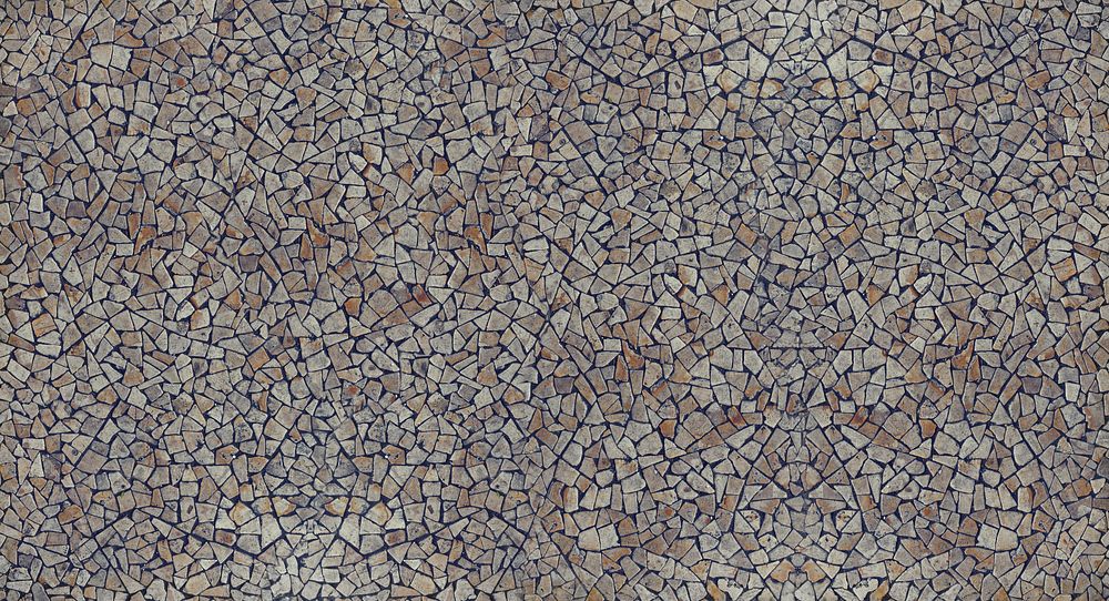 Pebble gravel stones mosaic textured wall background