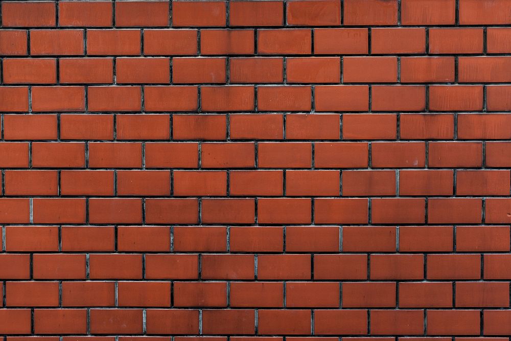 Brick Wall Orange Wallpaper Patter