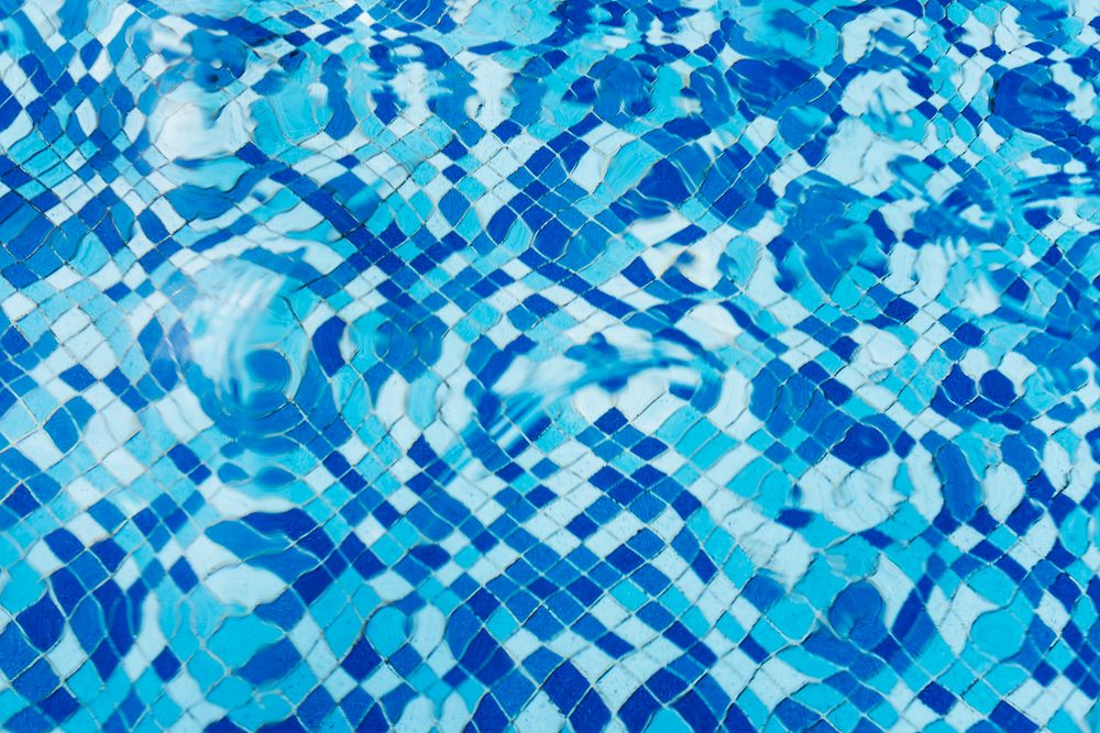 Swimming pool water textured background