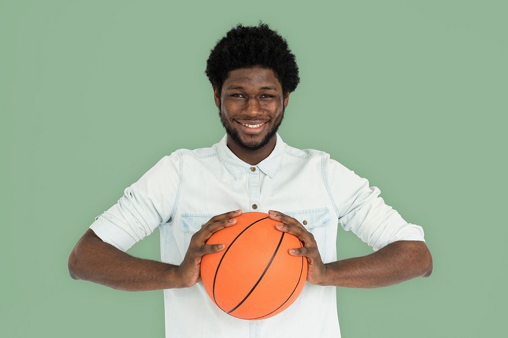 African Descent Man Basketball Casual Concept