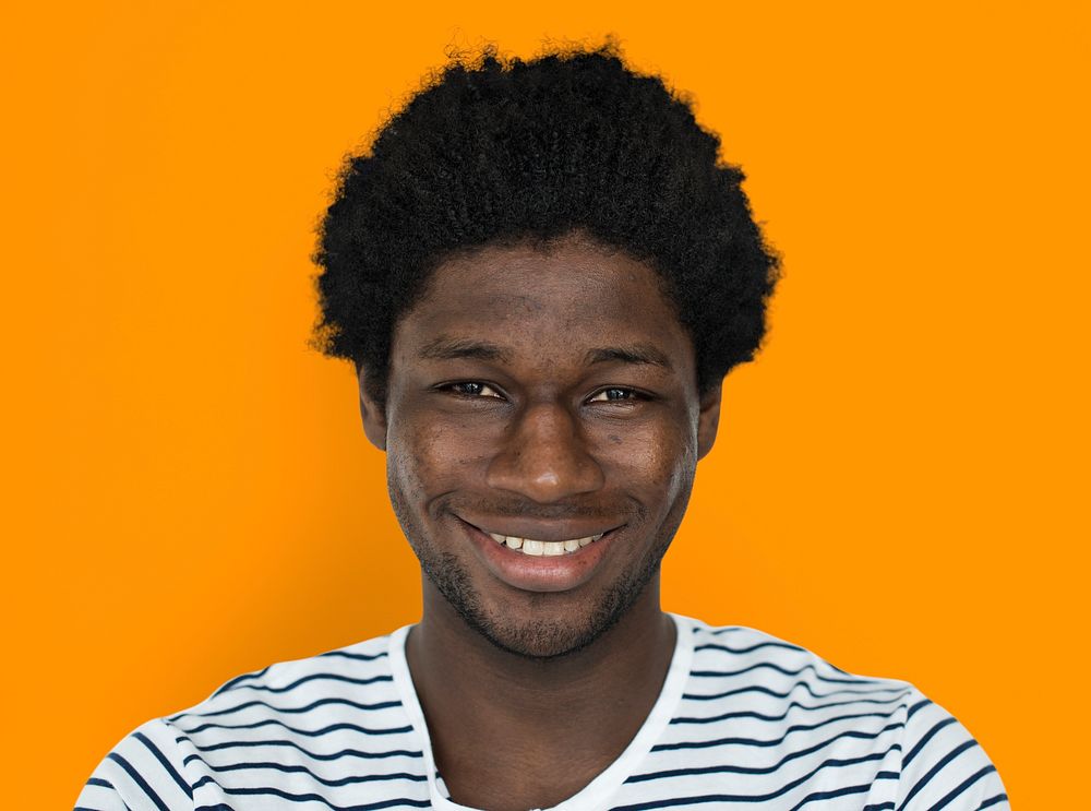 African Descent Man Smiling Concept