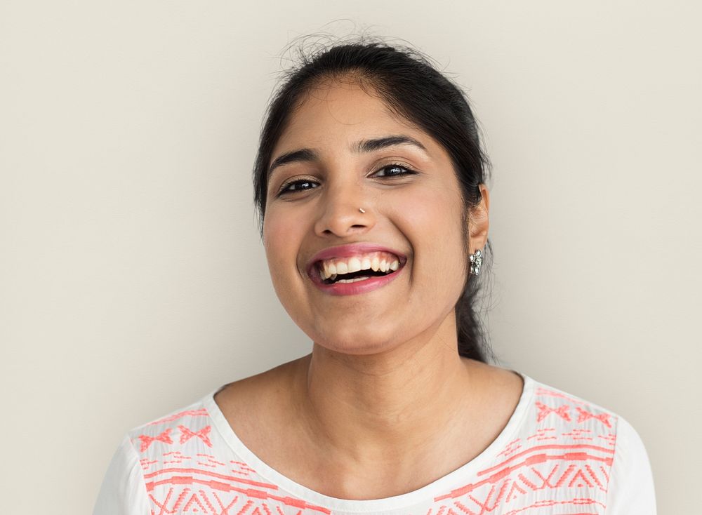 Indian Ethnicity Happy Woman Portrait