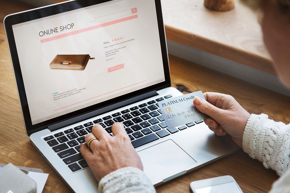 Online Shopping Purchase Connection Website Concept