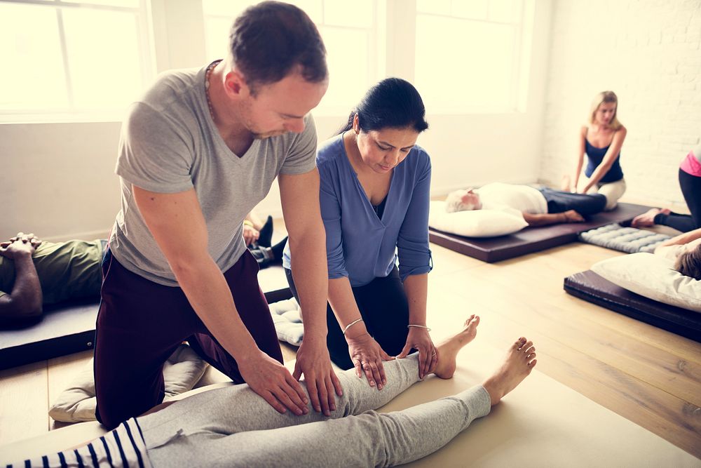 Health Wellness Massage Training Concept