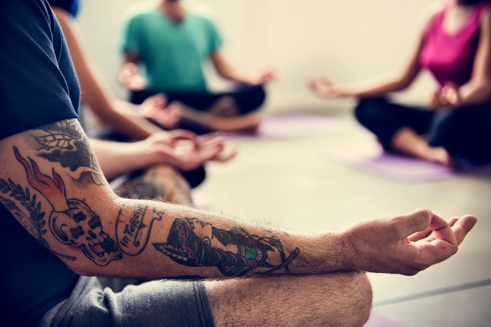 Yoga Practice Exercise Class Concept