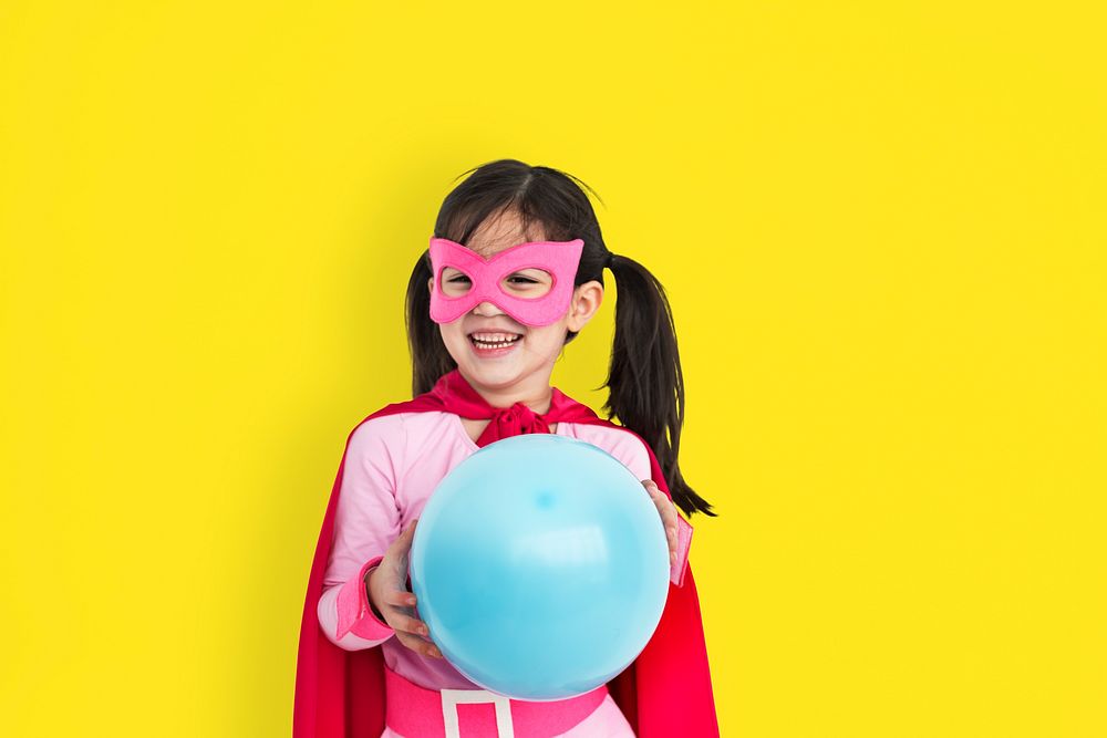 Superhero Girl Child Kid Inspiration Concept