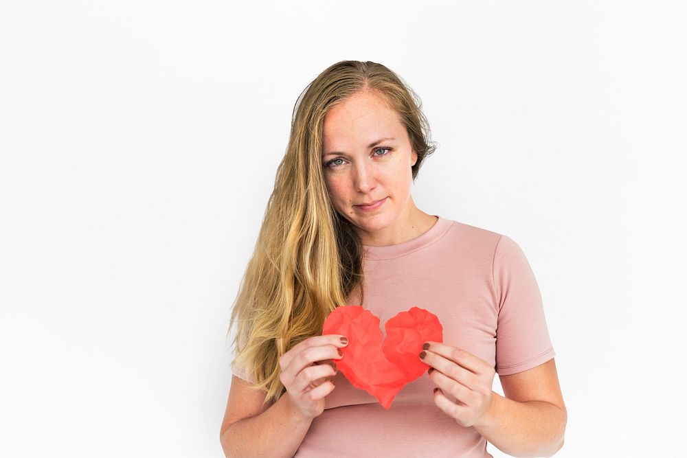 Woman Sad Depress Heartbroken Portrait