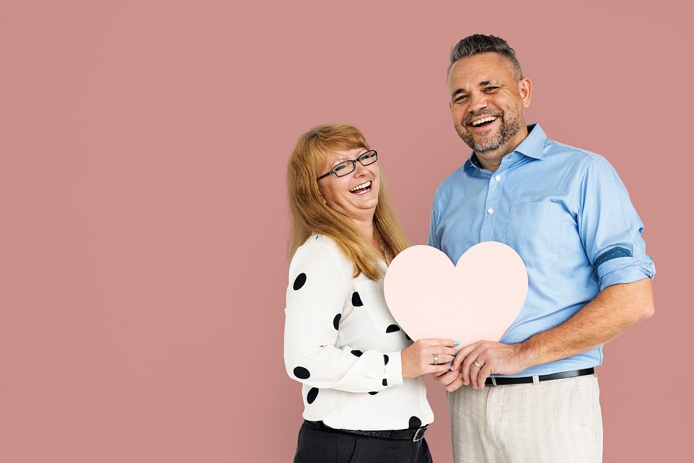 Couple Love Studio Portrait Concept