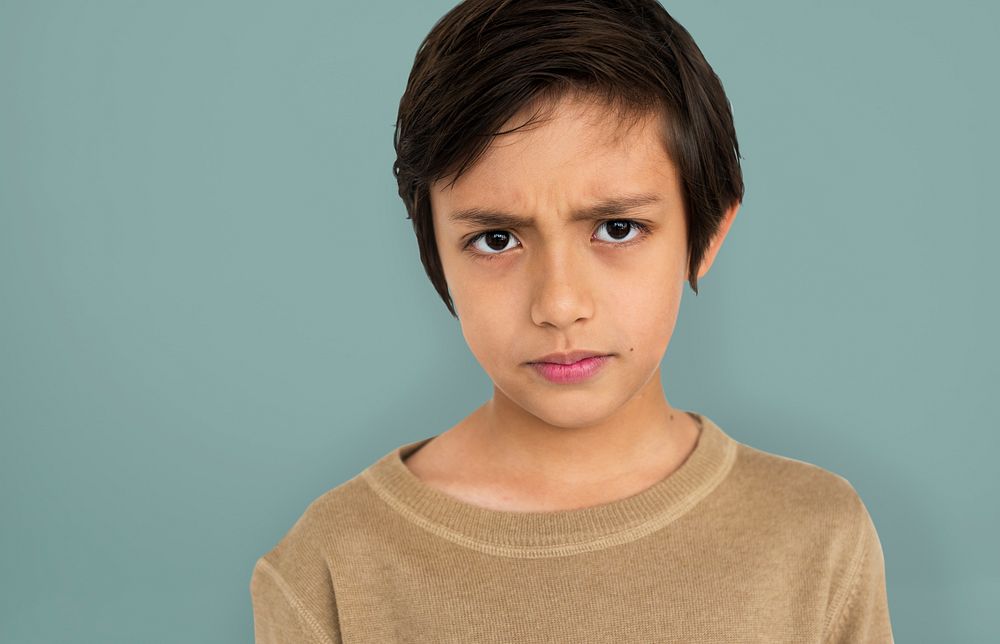 Little Boy Frowning Sad Concept | Premium Photo - rawpixel