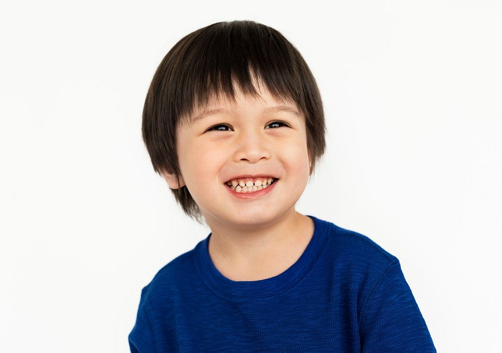Portrait of a happy Asian boy