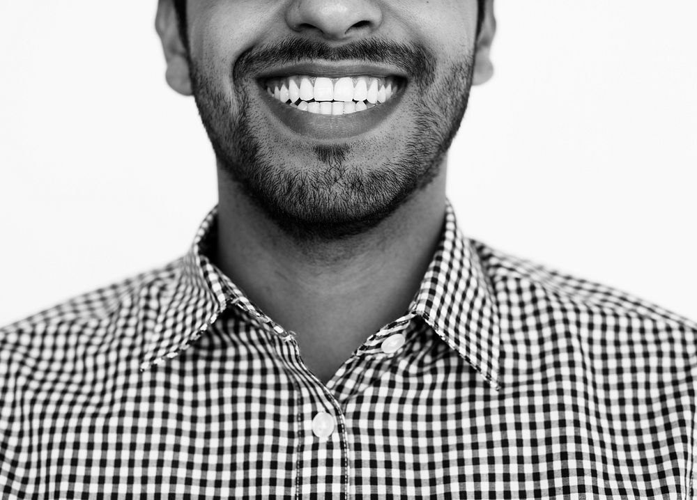 Indian Man Smiling Portrait Concept