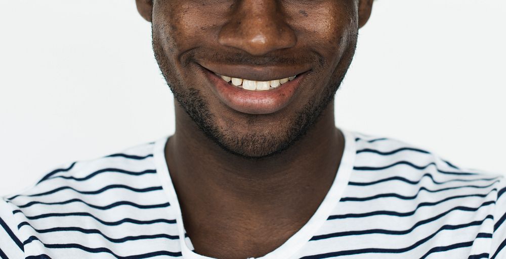 African Man Smiling Happiness Portrait Concept