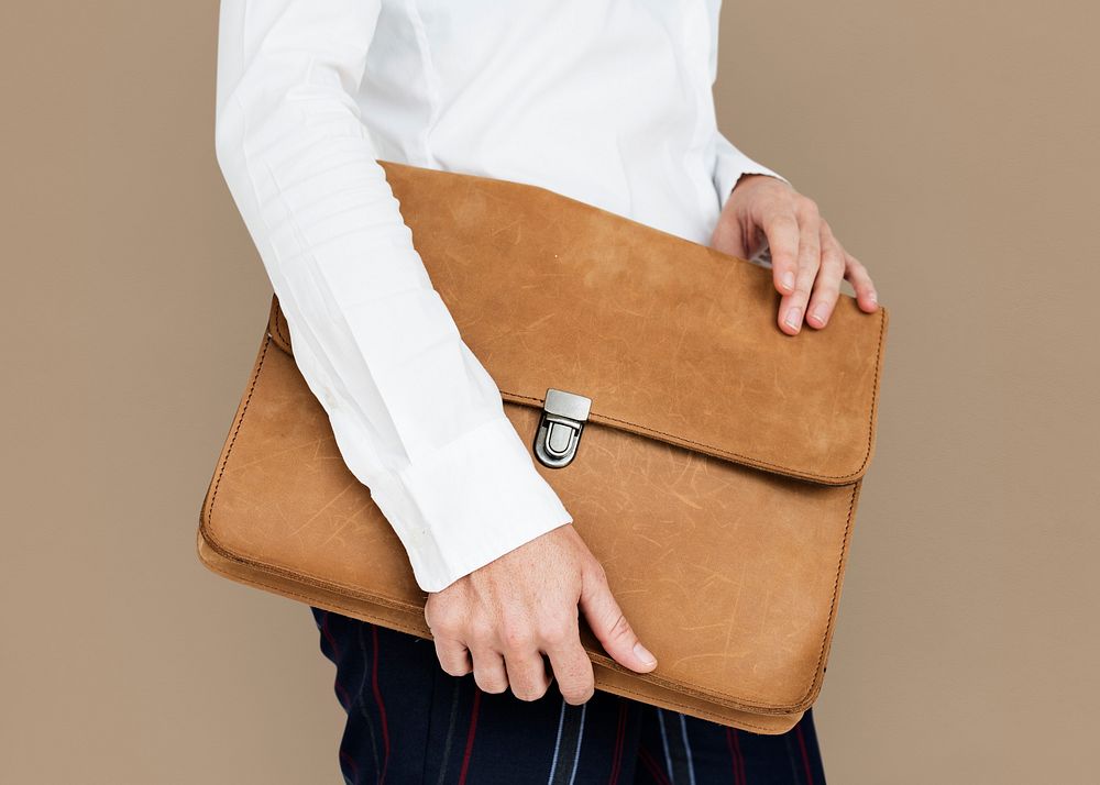 Formal Wear Brown Folder Bag Concept