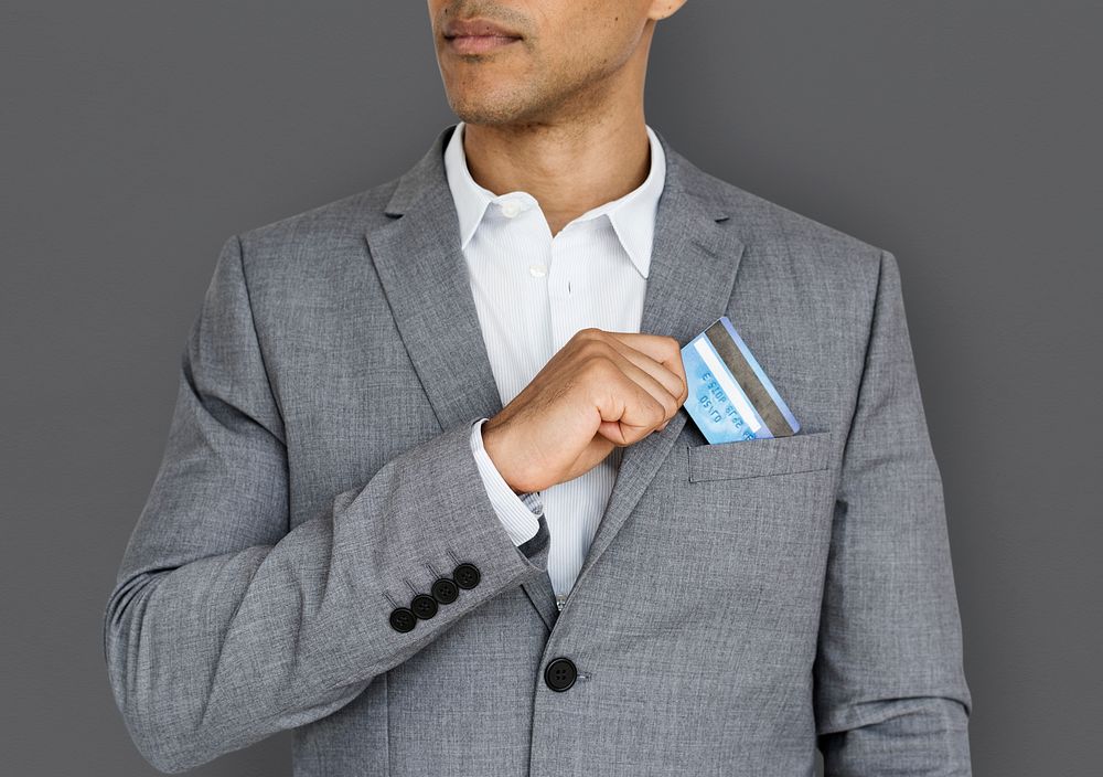 Business Man Credit Card Concept