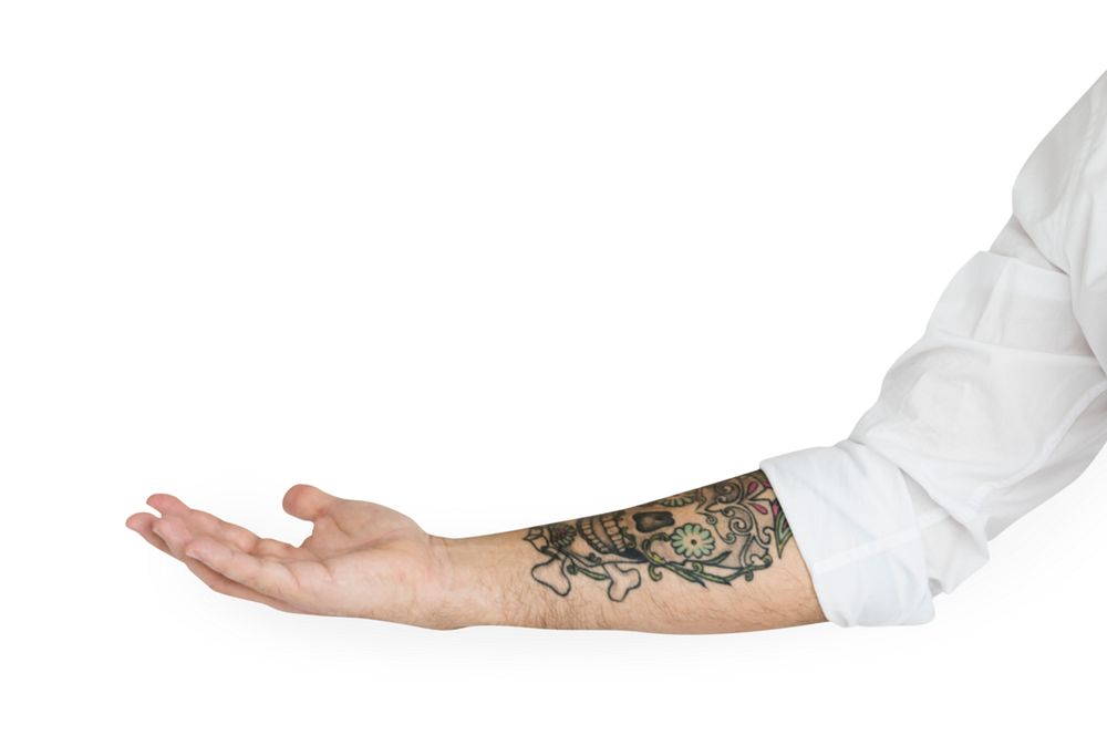 Human Hand Gesture Body Language Tattoo