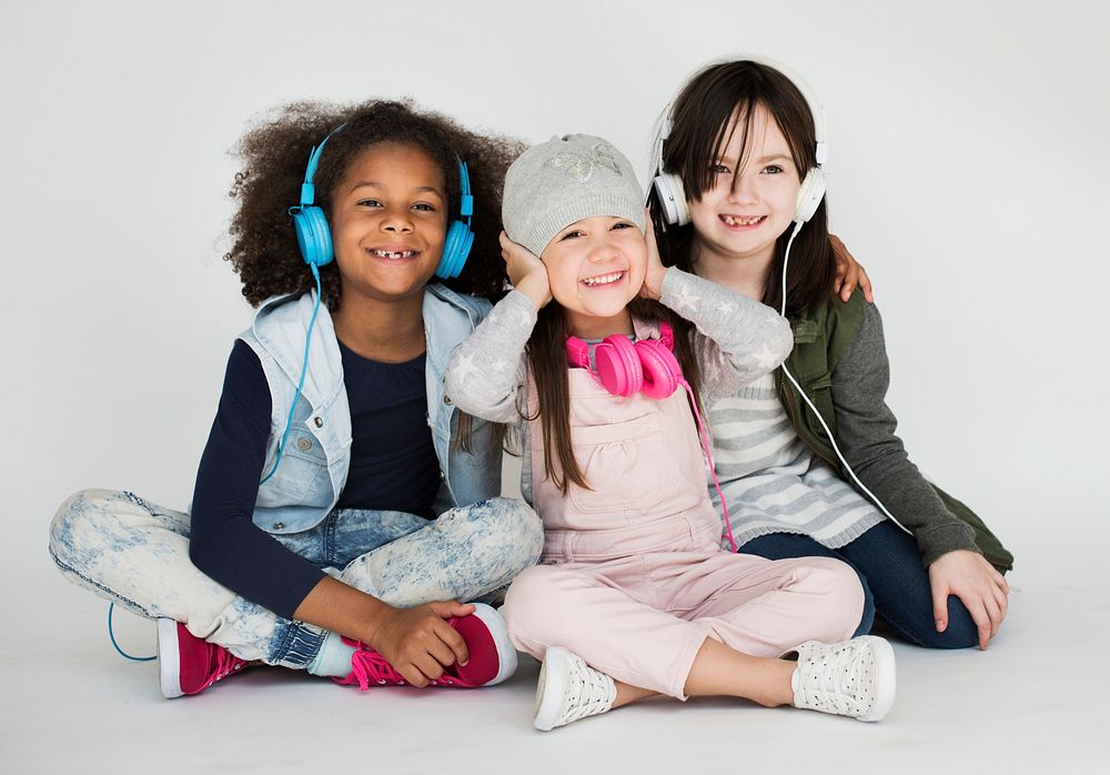 Kid Childhood People Race Emotional Studio Shoot