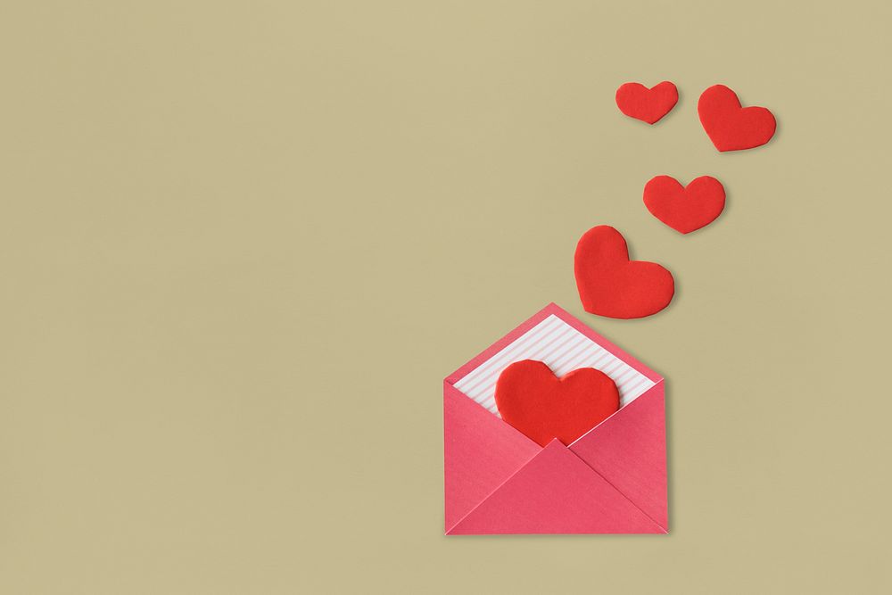 Love Letter Heart Floating Mail Correspondence Relationship