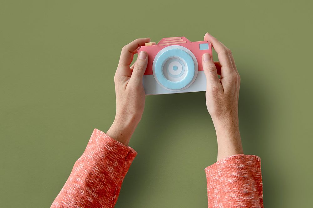 Human Hand Holding Camera Photography Photoshoot