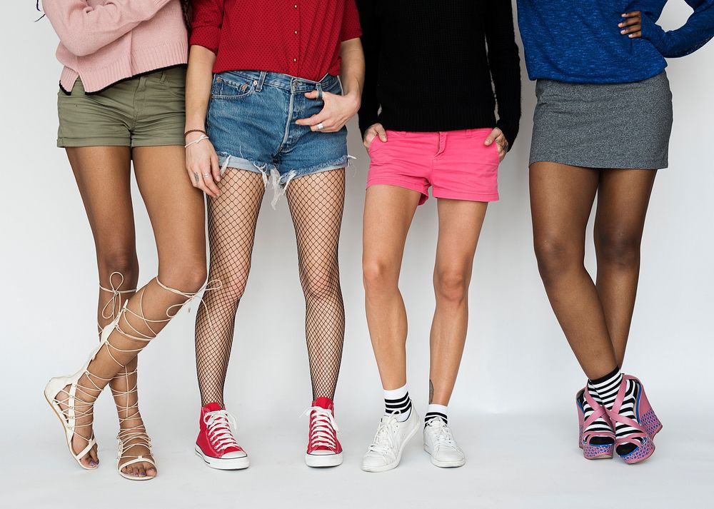 Legs of diverse colors