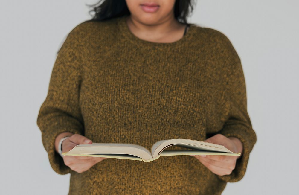 Woman Reading Book Education Knowledge