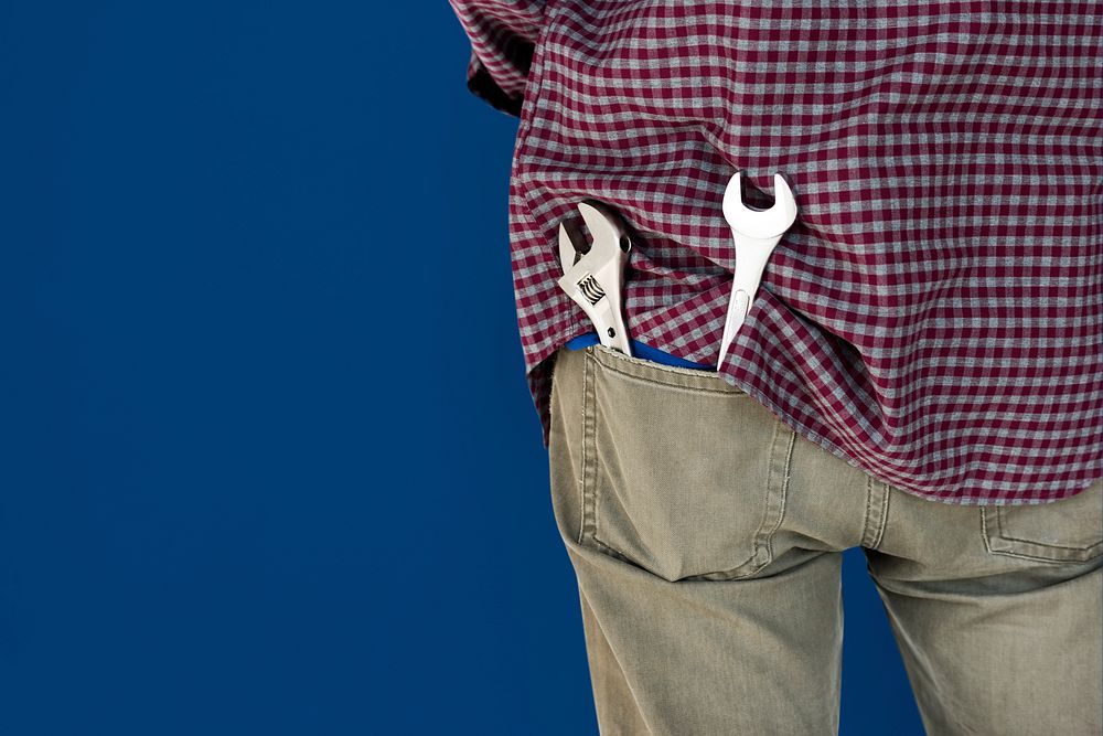 Male Mechanic Engineer Tools Pocket