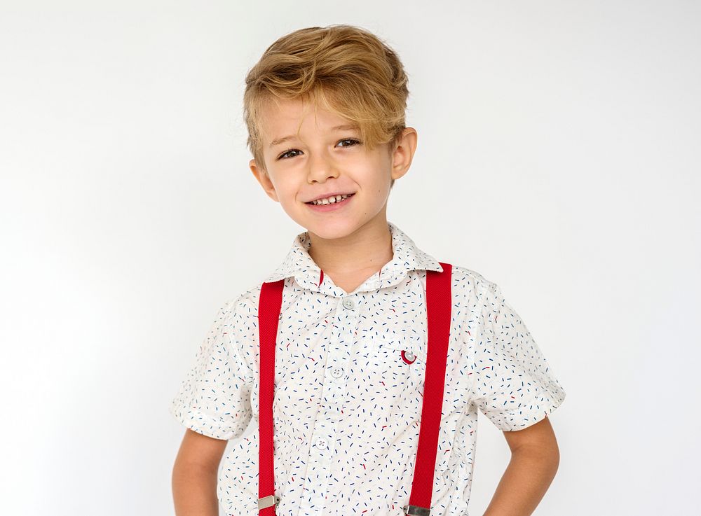 Fashionable little boy
