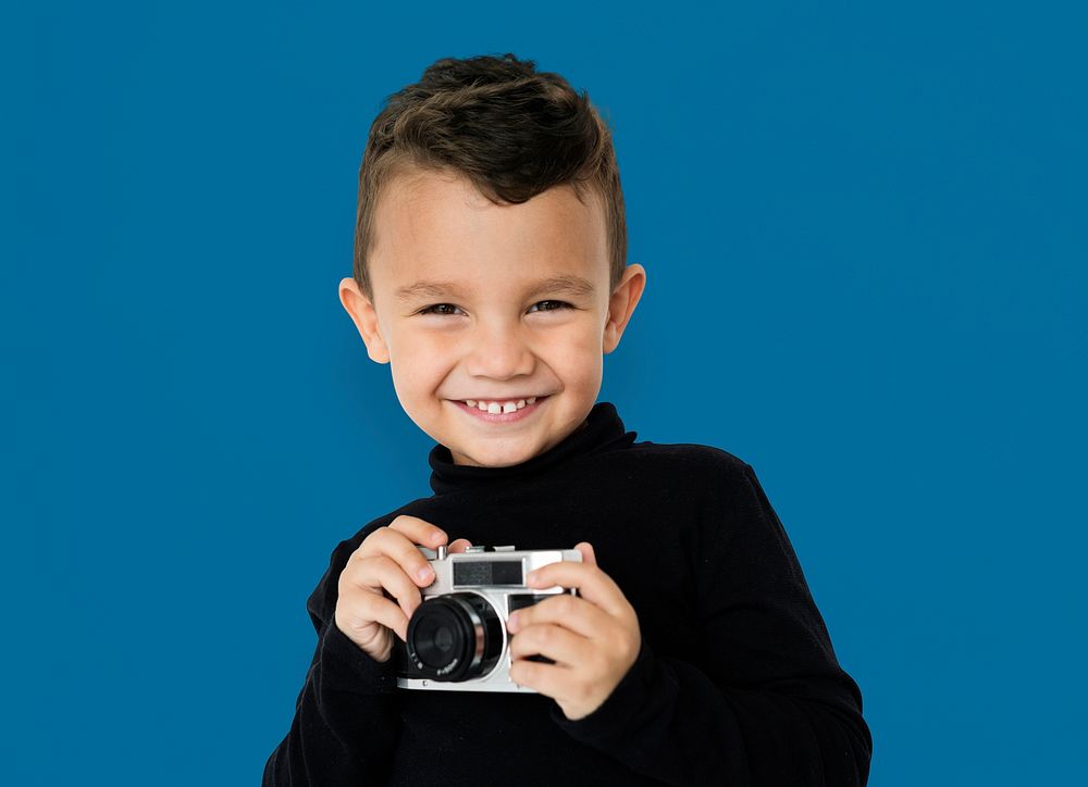 Little Boy Camera Photography Smiling