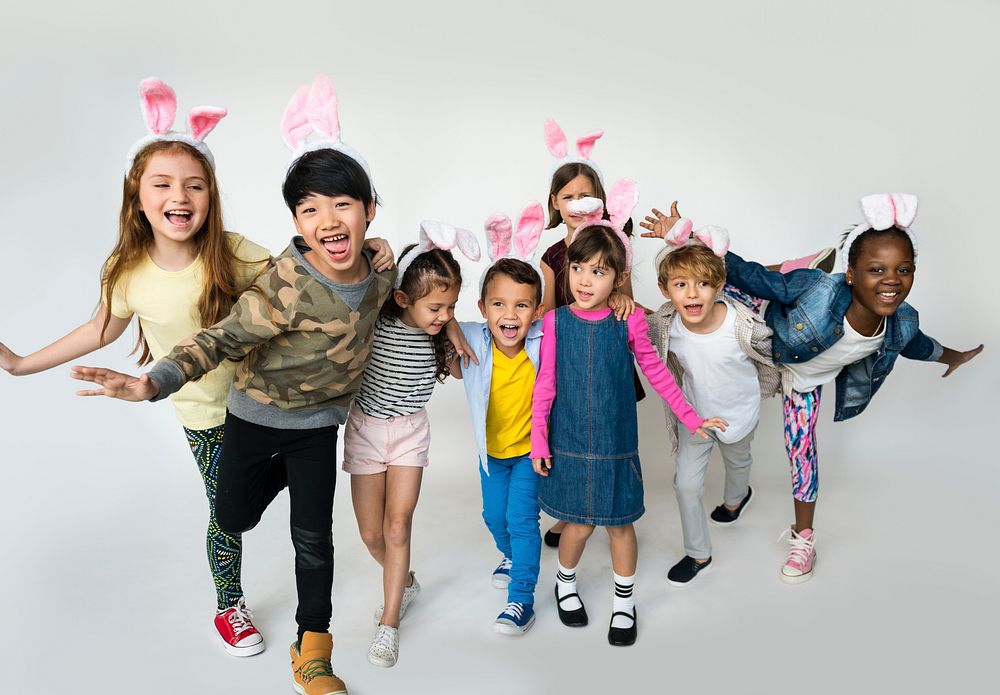 Easter Children Together Studio Concept