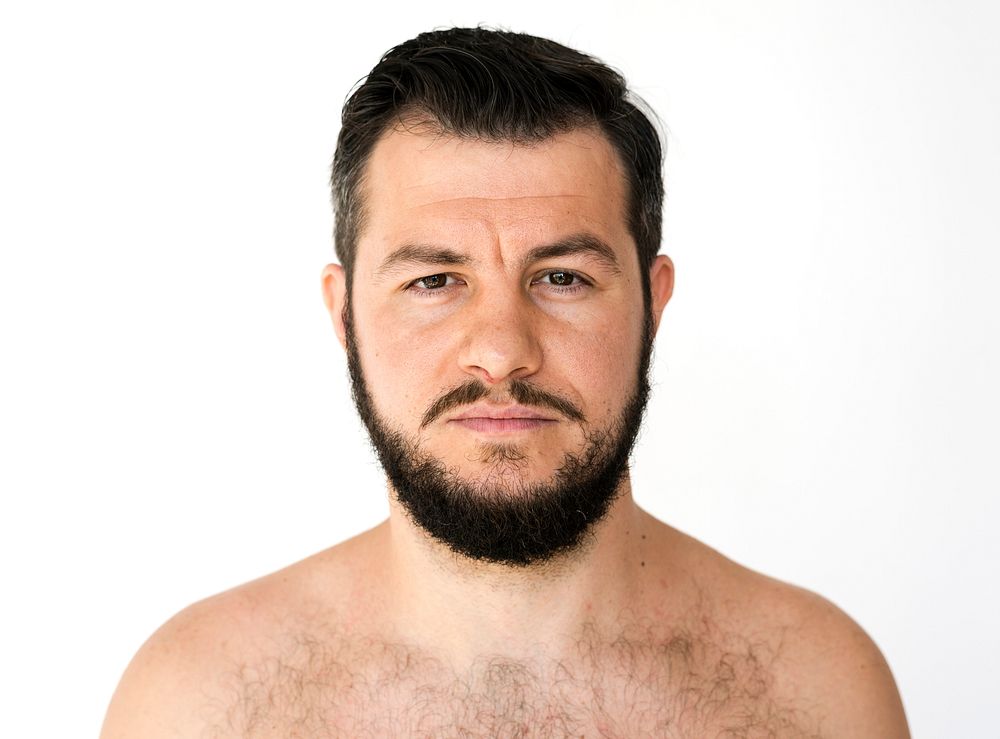 Portrait of a bearded man
