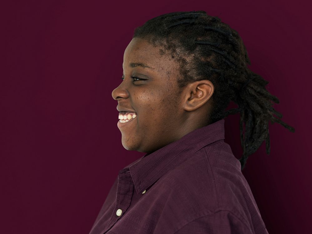 Woman standing and posing for photoshoot close up