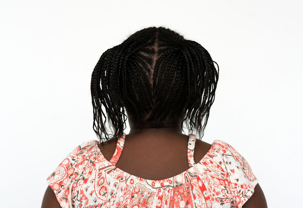 African kid girl portrait shoot