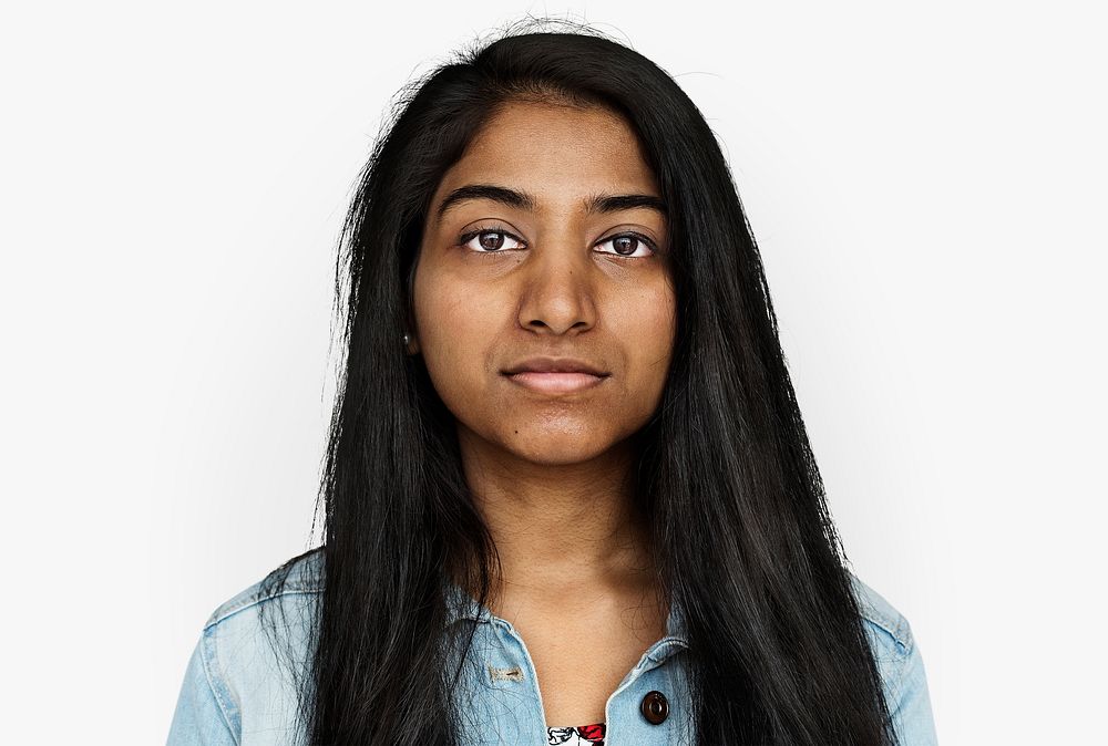 Portrait of cheerful young woman