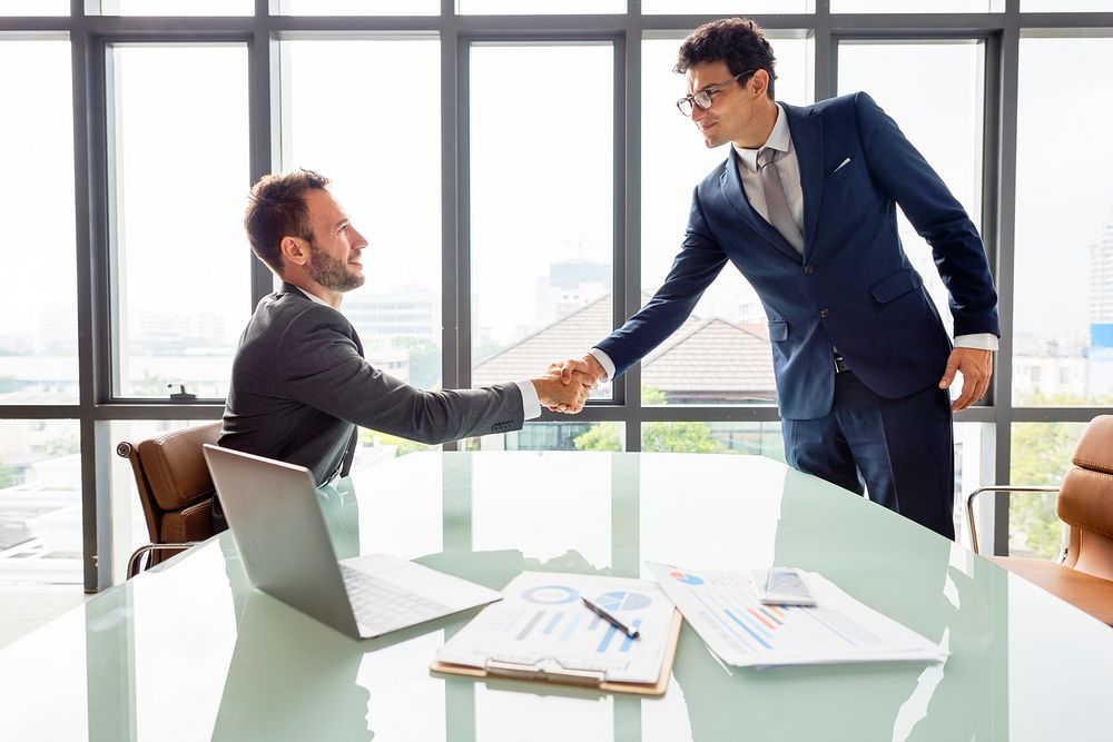 Business People Meeting Strategy Handshake Concept
