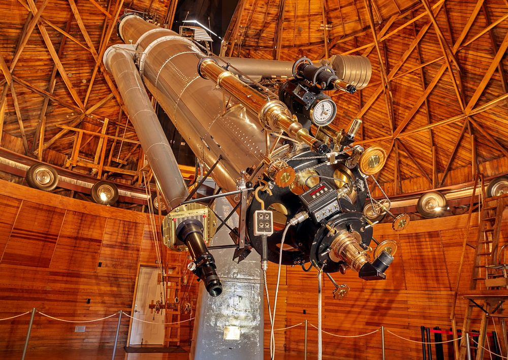 The Clark Telescope, built in 1896 at Lowell Observatory in Flagstaff, Arizona.