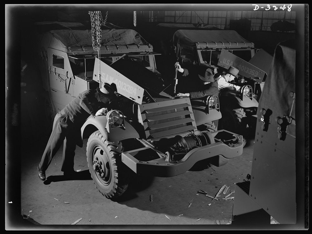 The ordnance department must satisfy itself that every halftrac scout car turned over to it by a Midwest manufacturer is fit…