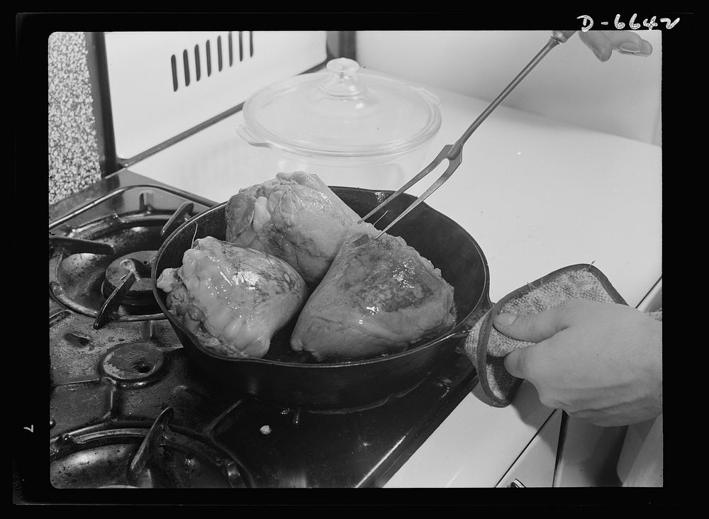 "Share The Meat" recipes. Braised stuffed heart. Brown the hearts on all sides in fat, then place in a covered baking dish…