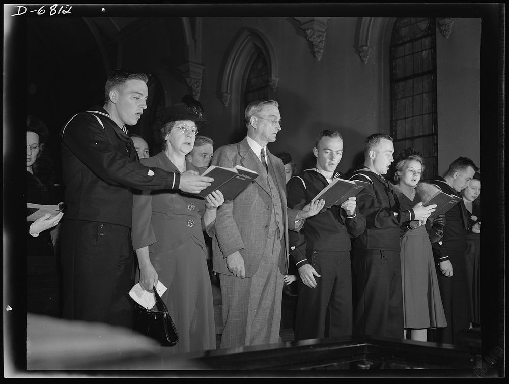 Thanksgiving, 1942. Freedom to worship God in his own way--everywhere in the world." For this we fight, said President…